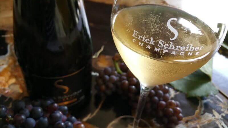 Verre de champagne bio et naturel