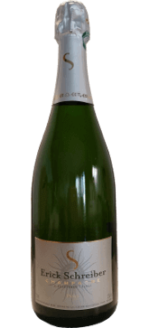 Bouteille de champagne bio Erick Schreiber Doux